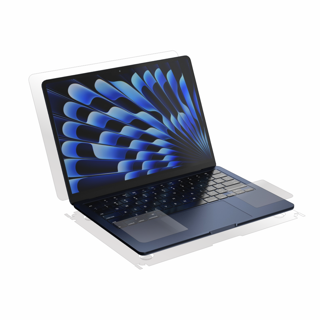 Apple MacBook Air M4 13 inch 2025 complete protector, Alien Surface