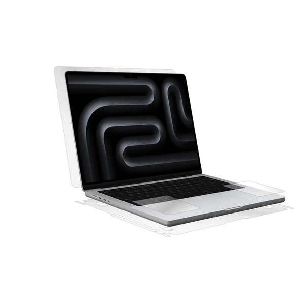 Apple Macbook Pro M3 14-inch 2023, complete protector, Alien Surface
