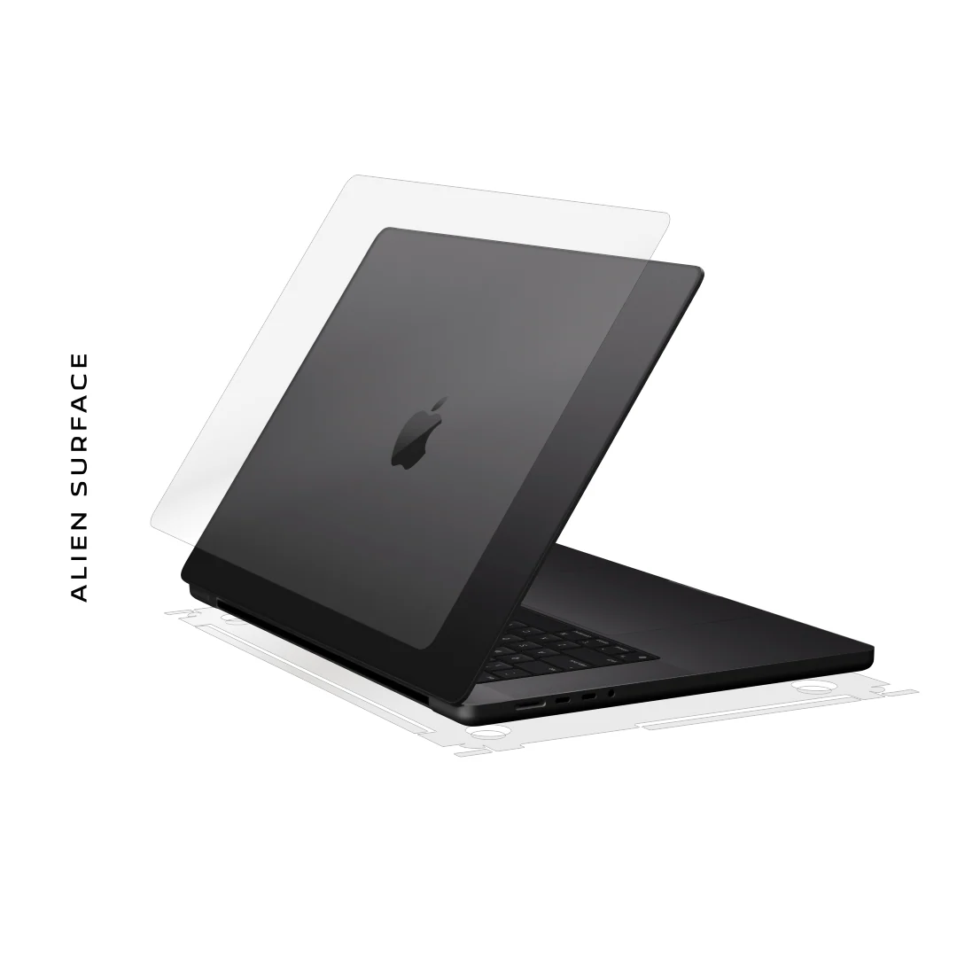 Apple MacBook Pro M5 14-inch 2026, complete protector, Alien Surface