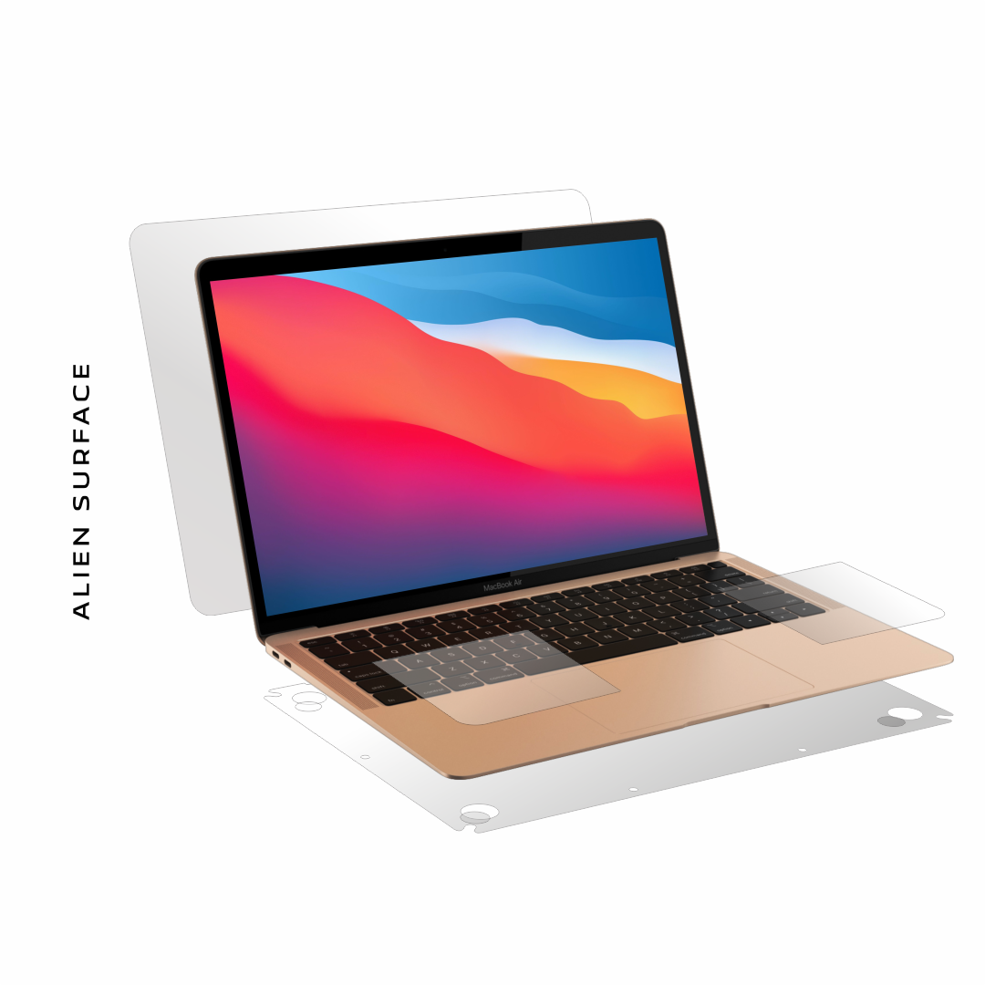 Apple MacBook Air M1 13 inch (2020) complete protector, Alien Surface