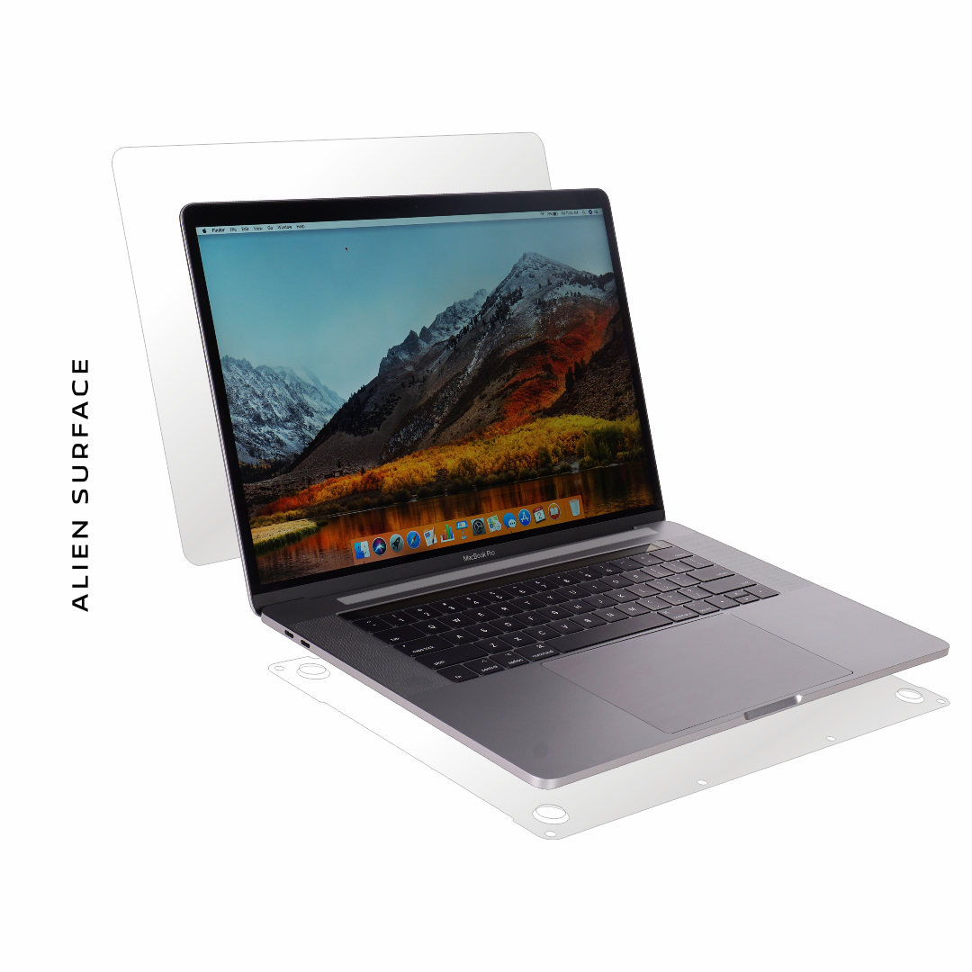 Apple MacBook Pro 15 inch Touch Bar (2016-2019) complete protector, Alien Surface